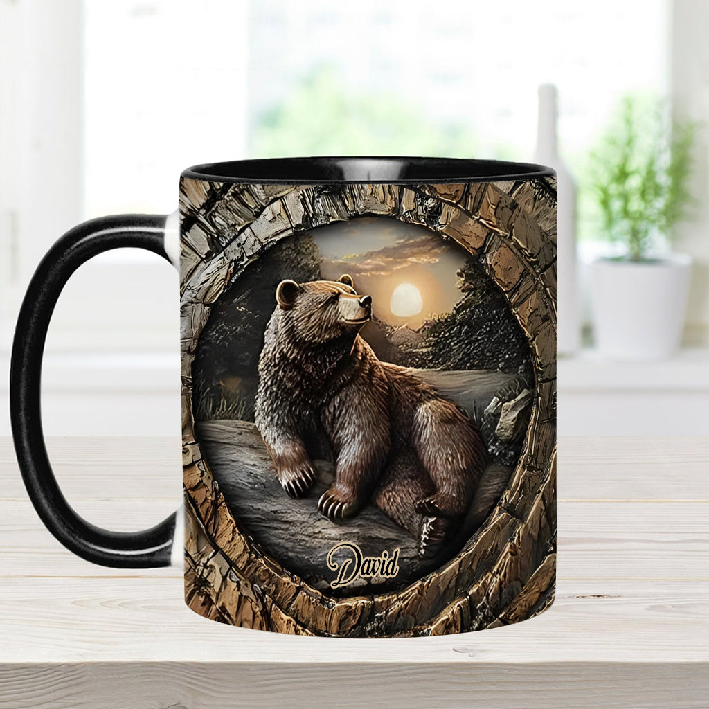 Strong Bear - Personalized Hunting Accent Mug