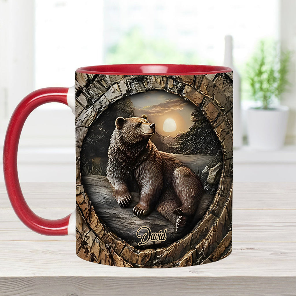 Strong Bear - Personalized Hunting Accent Mug