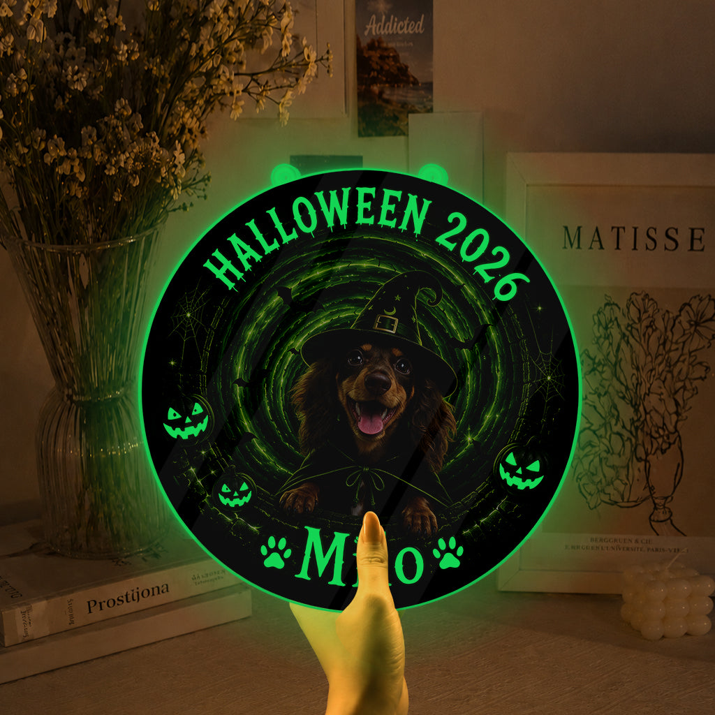 Funny Halloween pet - Personalized Dog Luminous Acrylic Sign