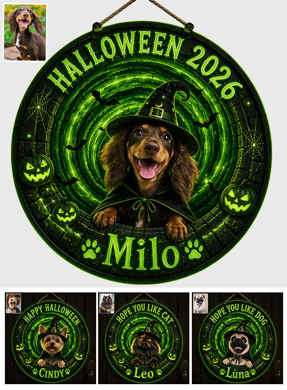 Funny Halloween pet - Personalized Dog Luminous Acrylic Sign
