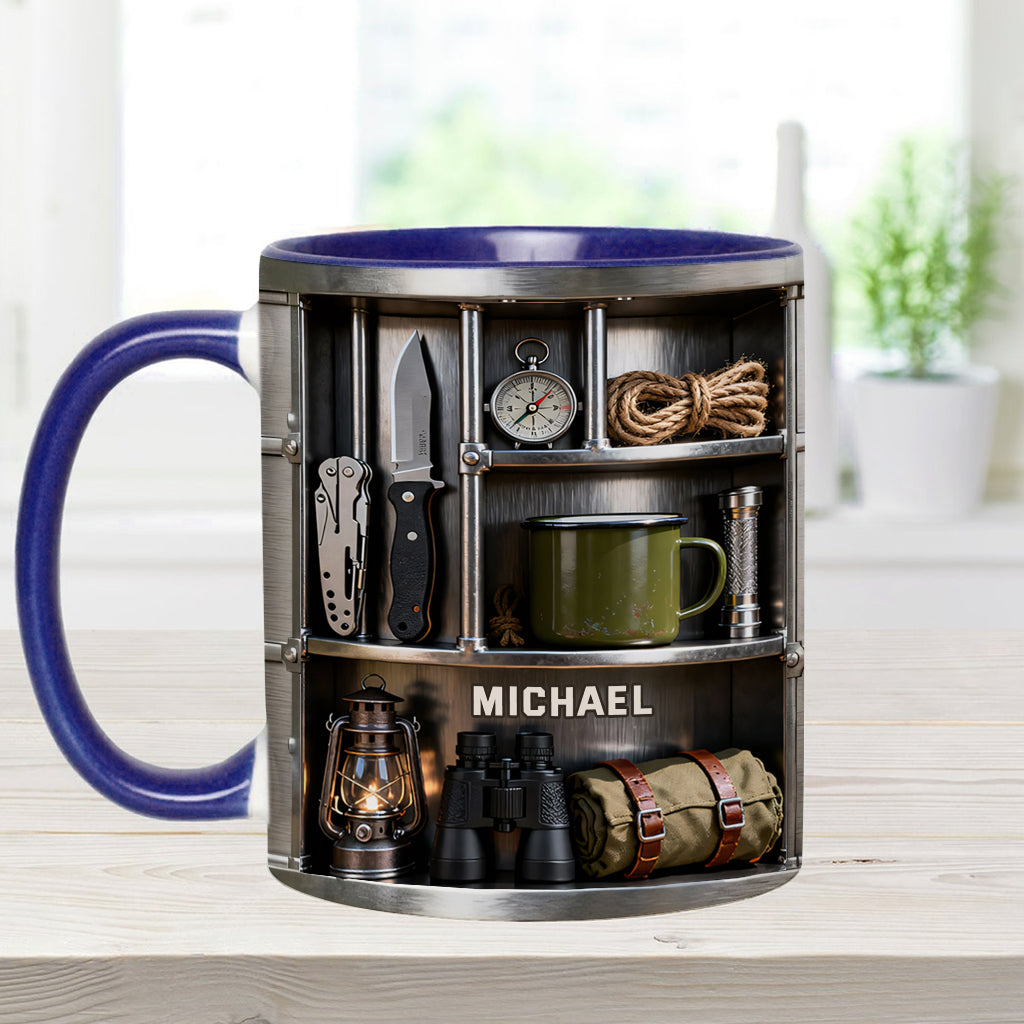 Love Camping - Personalized Camping Accent Mug & Coaster