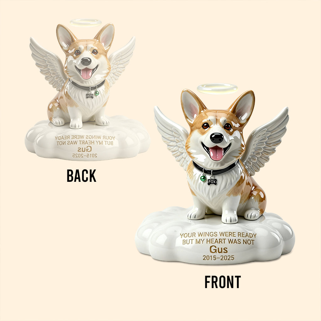 Angel Dog Memorial - Personalized Dog Custom Shaped Acrylic Plaque