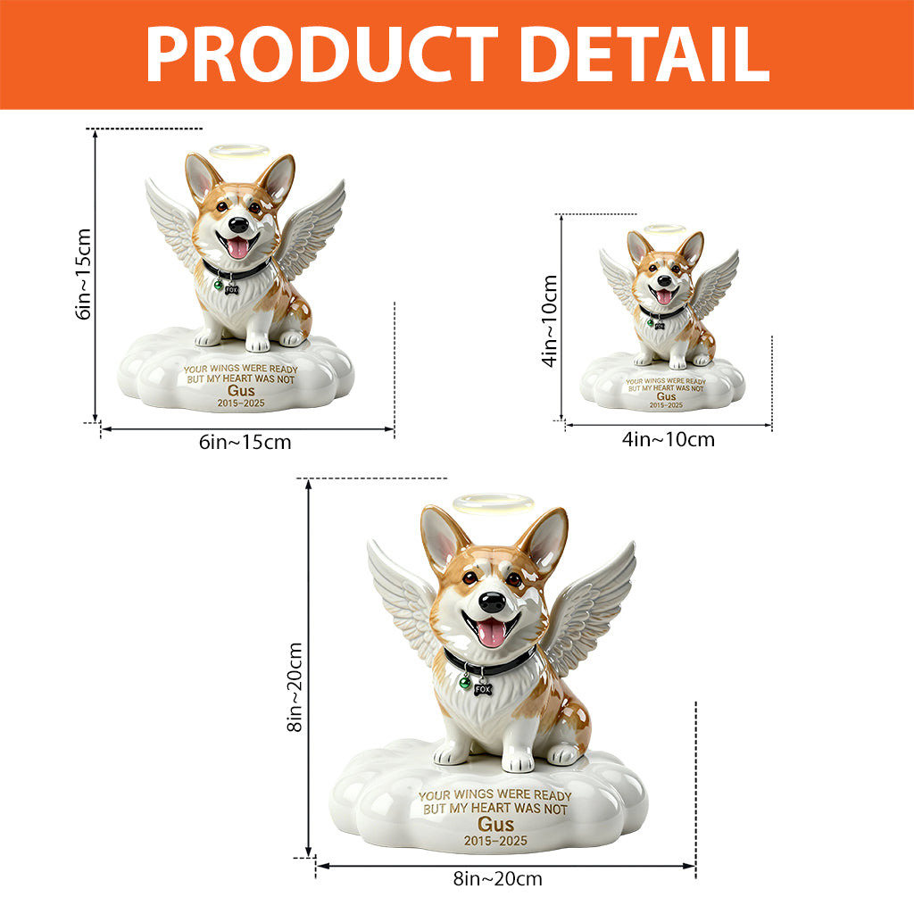 Angel Dog Memorial - Personalized Dog Custom Shaped Acrylic Plaque