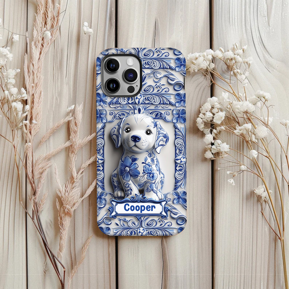 Cute Labrador Retriever - Personalized Dog Full Print Phone Case