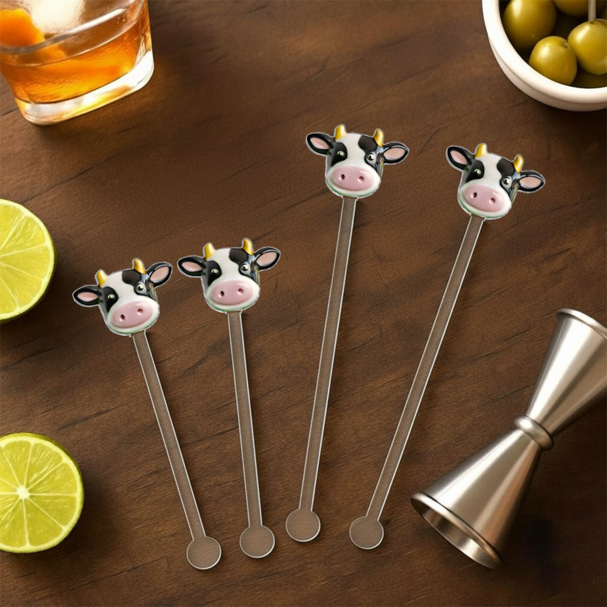 Farmer Gift Idea, Farm Decor - Personalized Farmer Set Accent Mug with Acrylic Stirrers