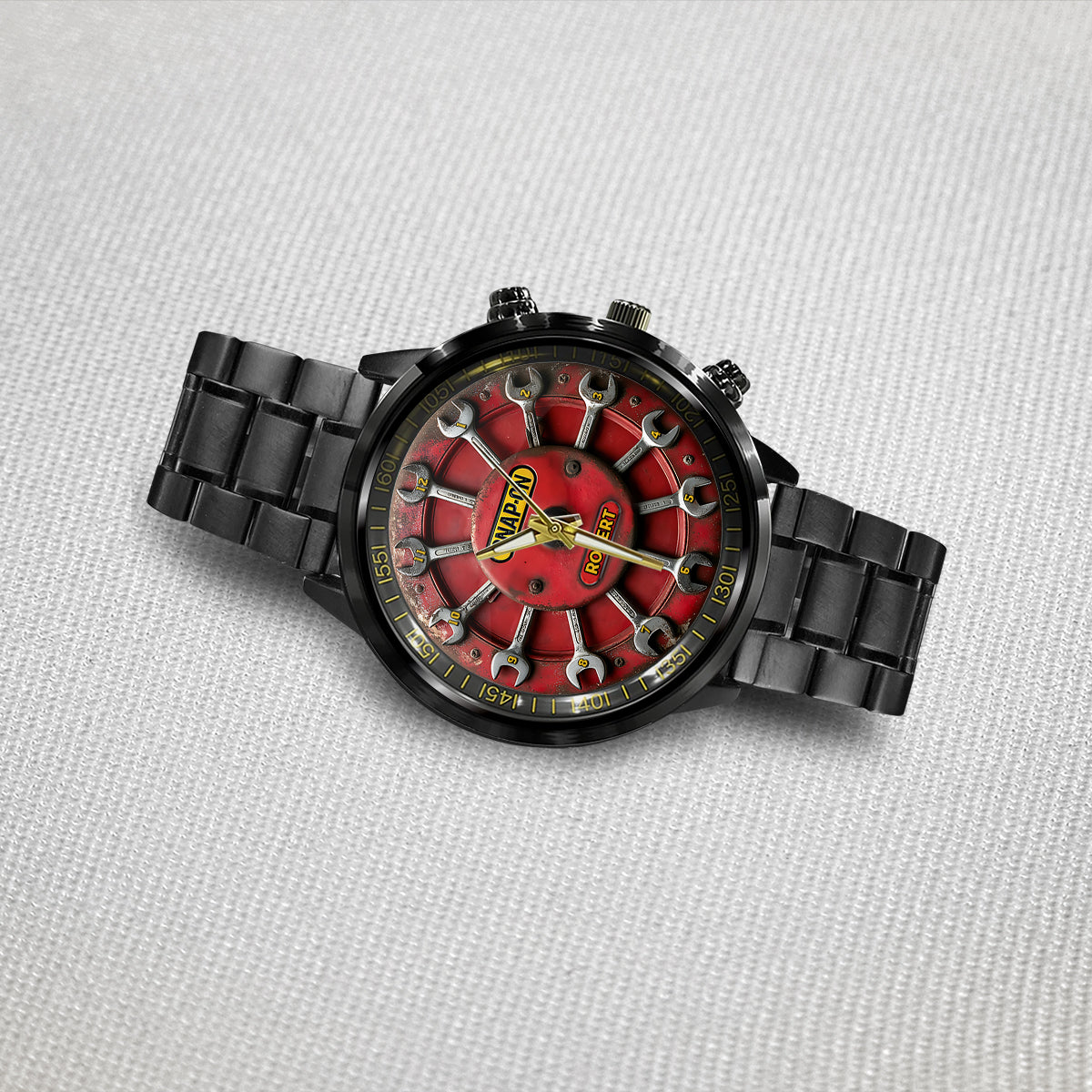 Time To Snap-On - Personalized Mechanic Hand Watch