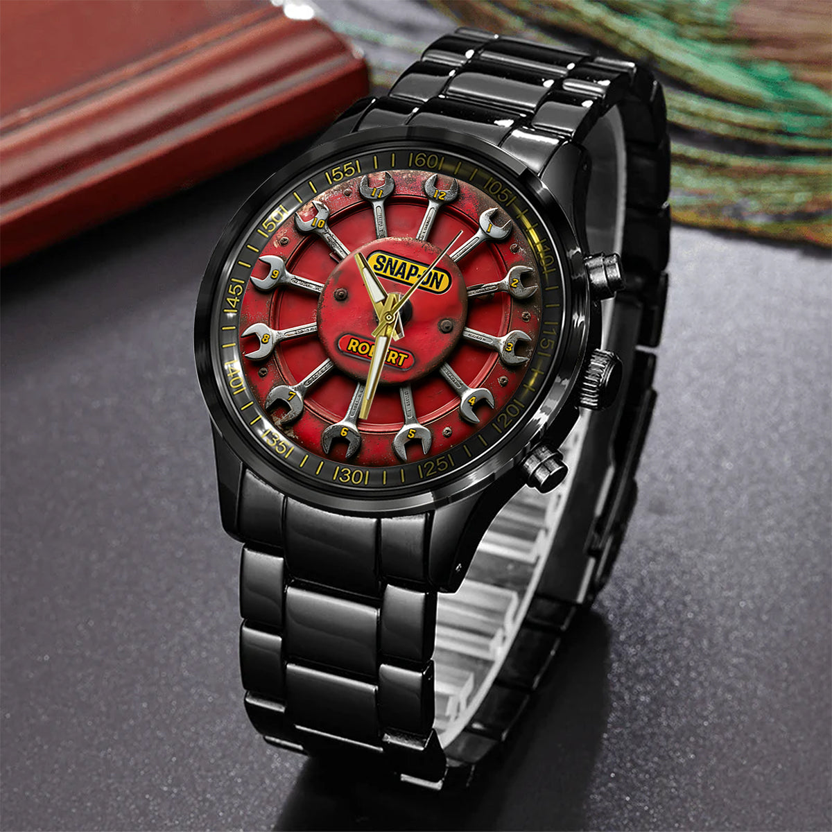 Time To Snap-On - Personalized Mechanic Hand Watch