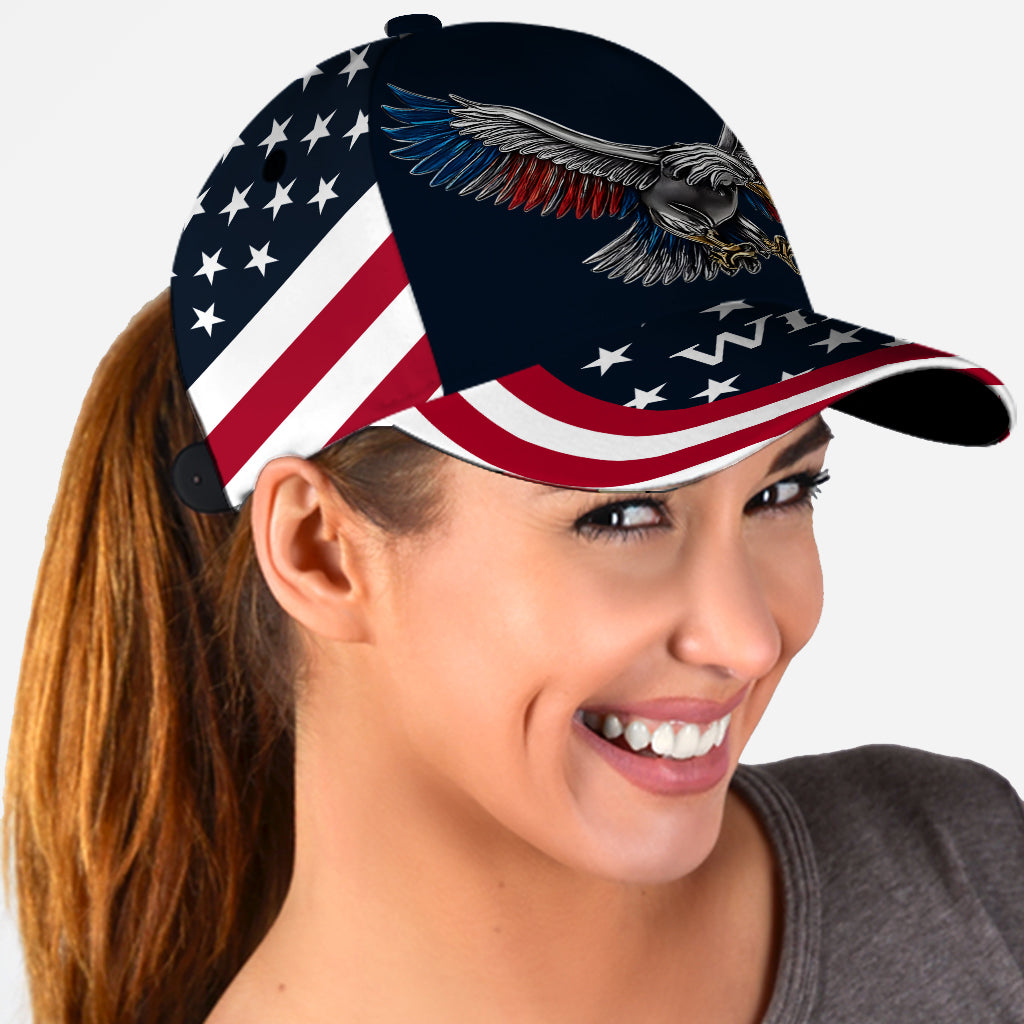 Freedom Strong Eagle - Personalized Independence Day/ 4th of July Classic Cap