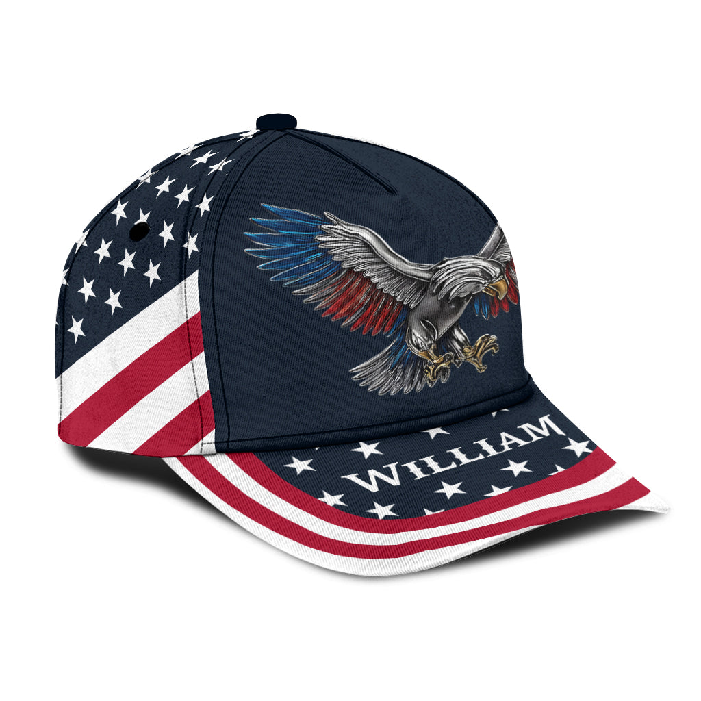 Freedom Strong Eagle - Personalized Independence Day/ 4th of July Classic Cap