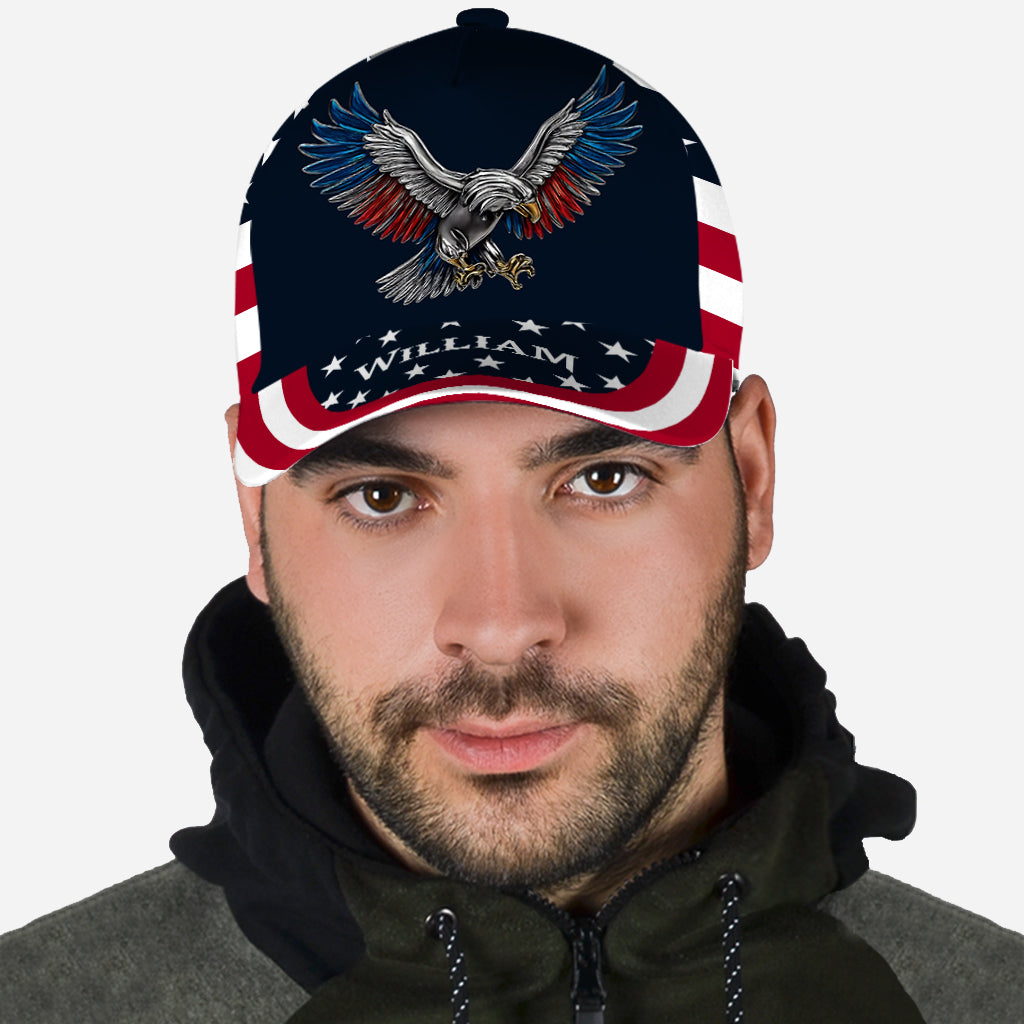 Freedom Strong Eagle - Personalized Independence Day/ 4th of July Classic Cap