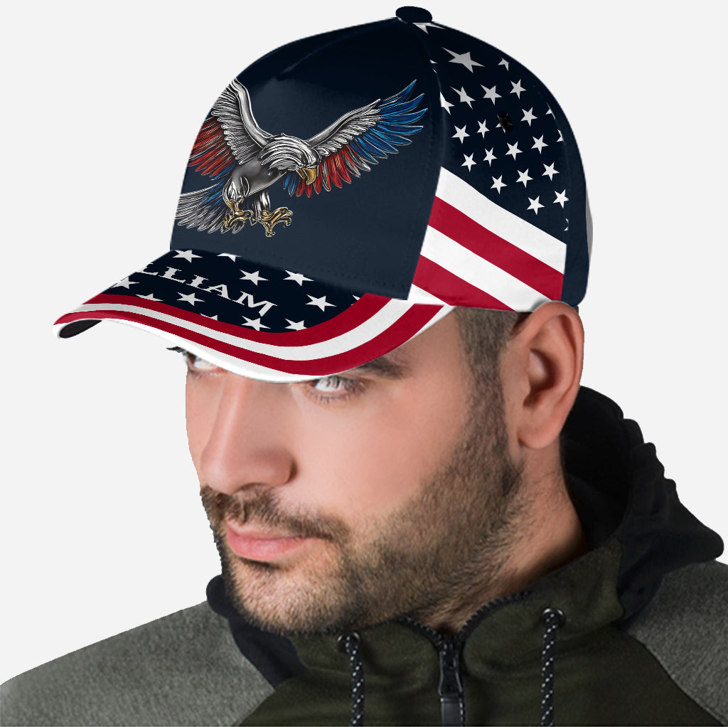 Freedom Strong Eagle - Personalized Independence Day/ 4th of July Classic Cap