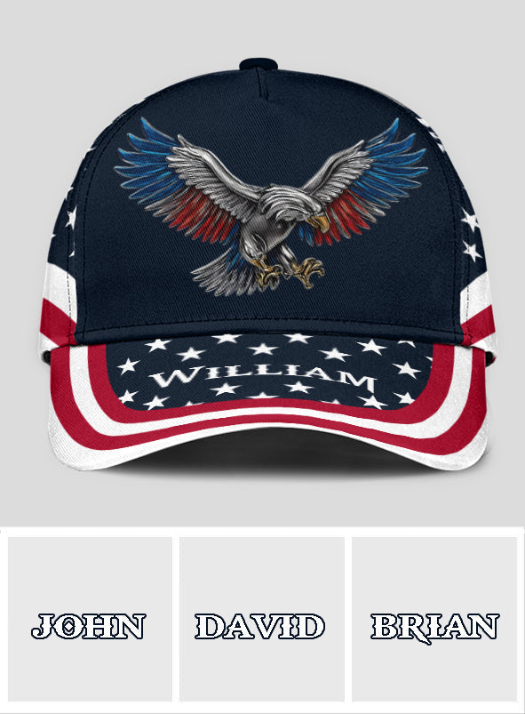 Freedom Strong Eagle - Personalized Independence Day/ 4th of July Classic Cap