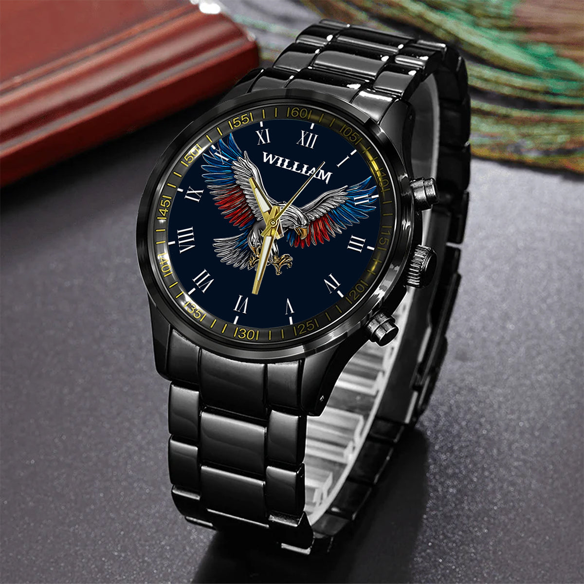 Freedom Strong Eagle - Personalized Independence Day/ 4th of July Hand Watch