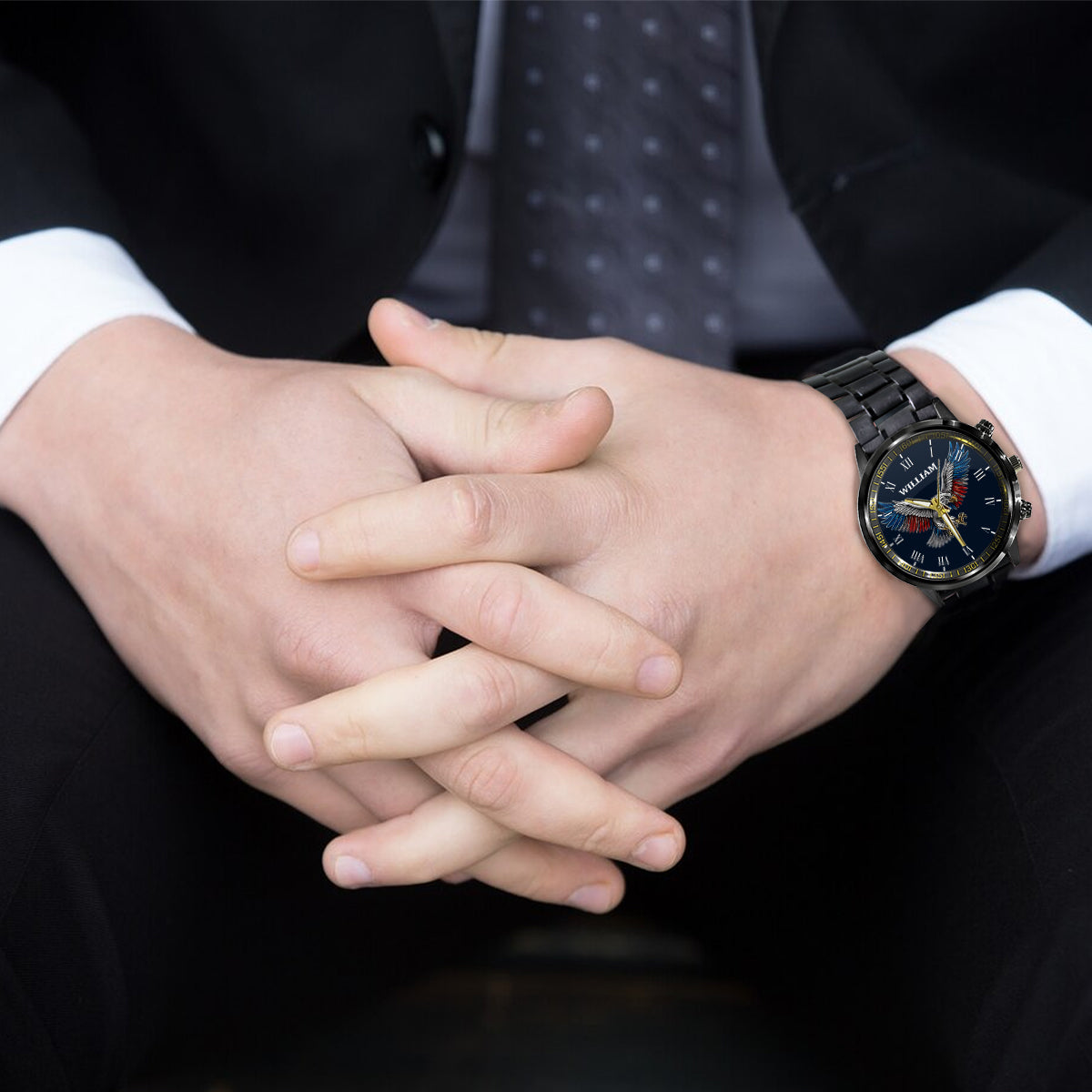 Freedom Strong Eagle - Personalized Independence Day/ 4th of July Hand Watch