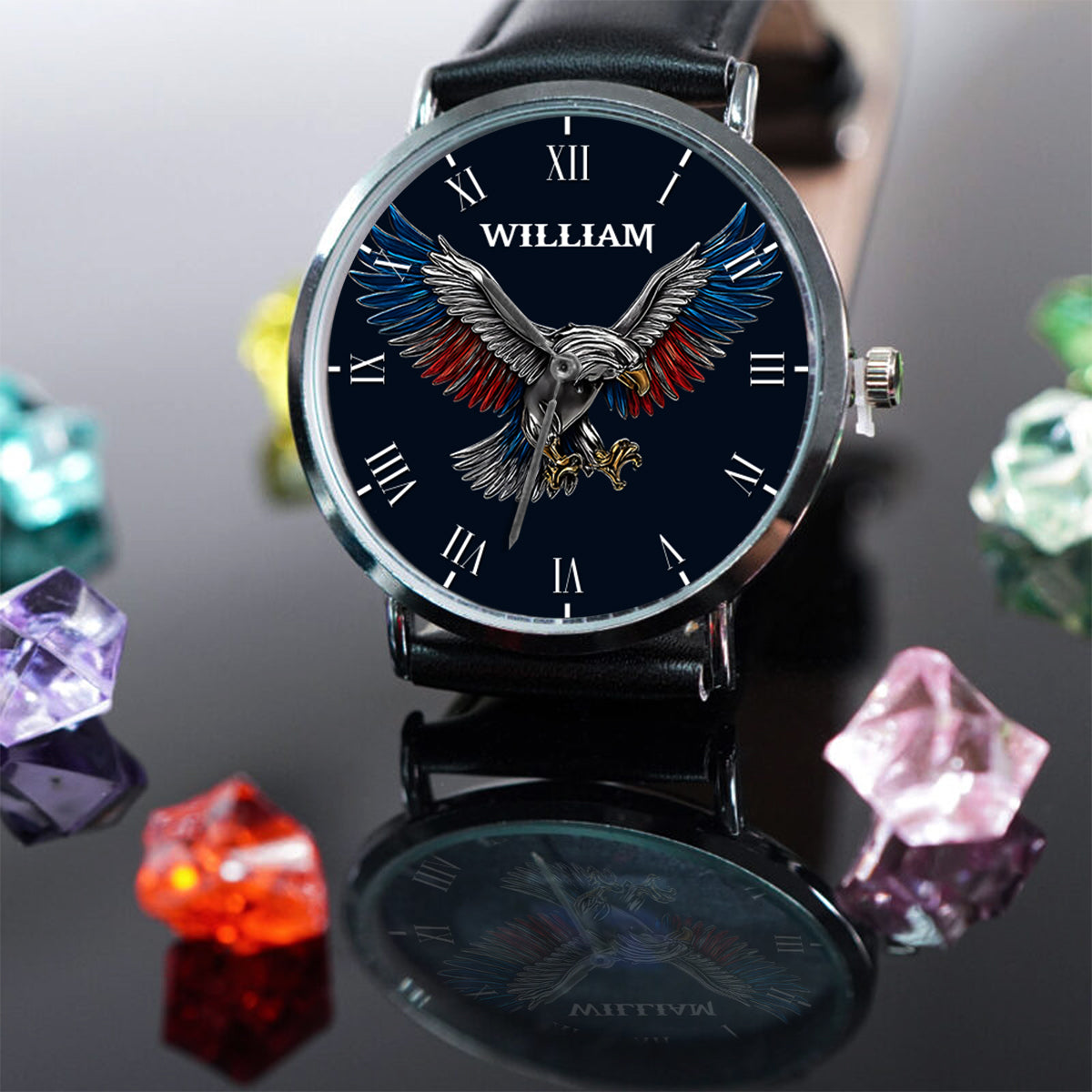 Freedom Strong Eagle - Personalized Independence Day/ 4th of July Hand Watch