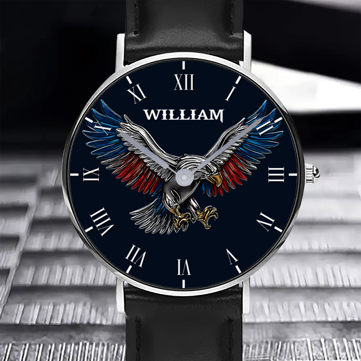 Freedom Strong Eagle - Personalized Independence Day/ 4th of July Hand Watch