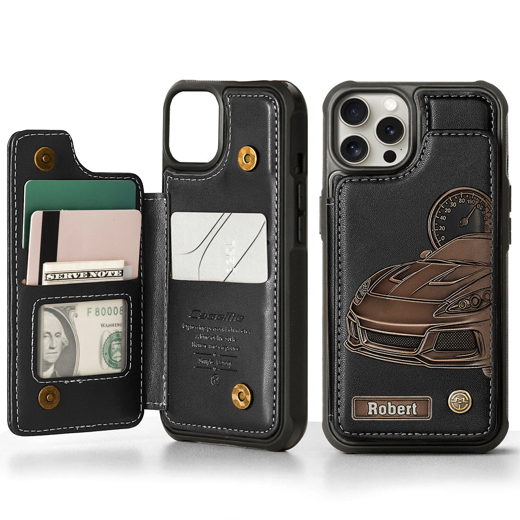 Love High Speed - Personalized Racing Wallet Phone Case