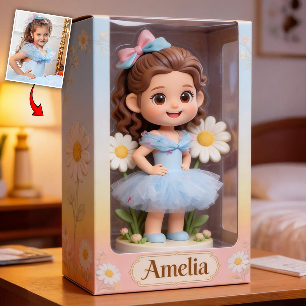 Custom Any Photo Birthmonth Flower - Personalized Self Love Custom Shaped Acrylic Plaque