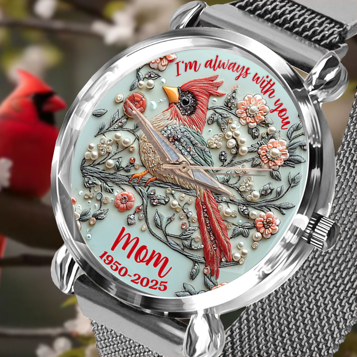 I'm Always With You - Personalized Memorial Women Hand Watch