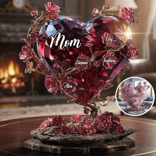 Best Mom Ever - Personalized Mother Custom Shaped Acrylic Plaque