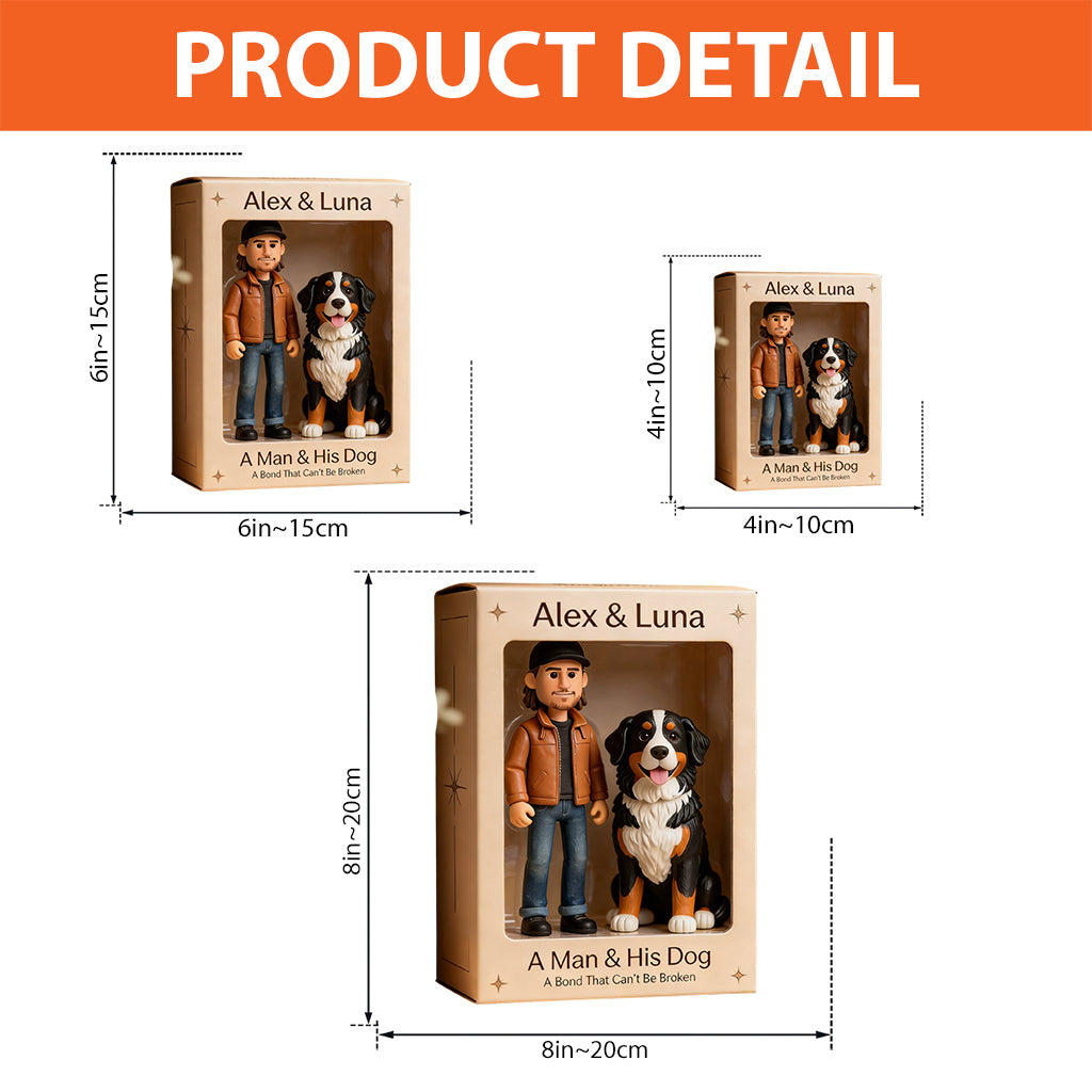 A Bond That Can't Be Broken - Personalized Dog Custom Shaped Acrylic Plaque