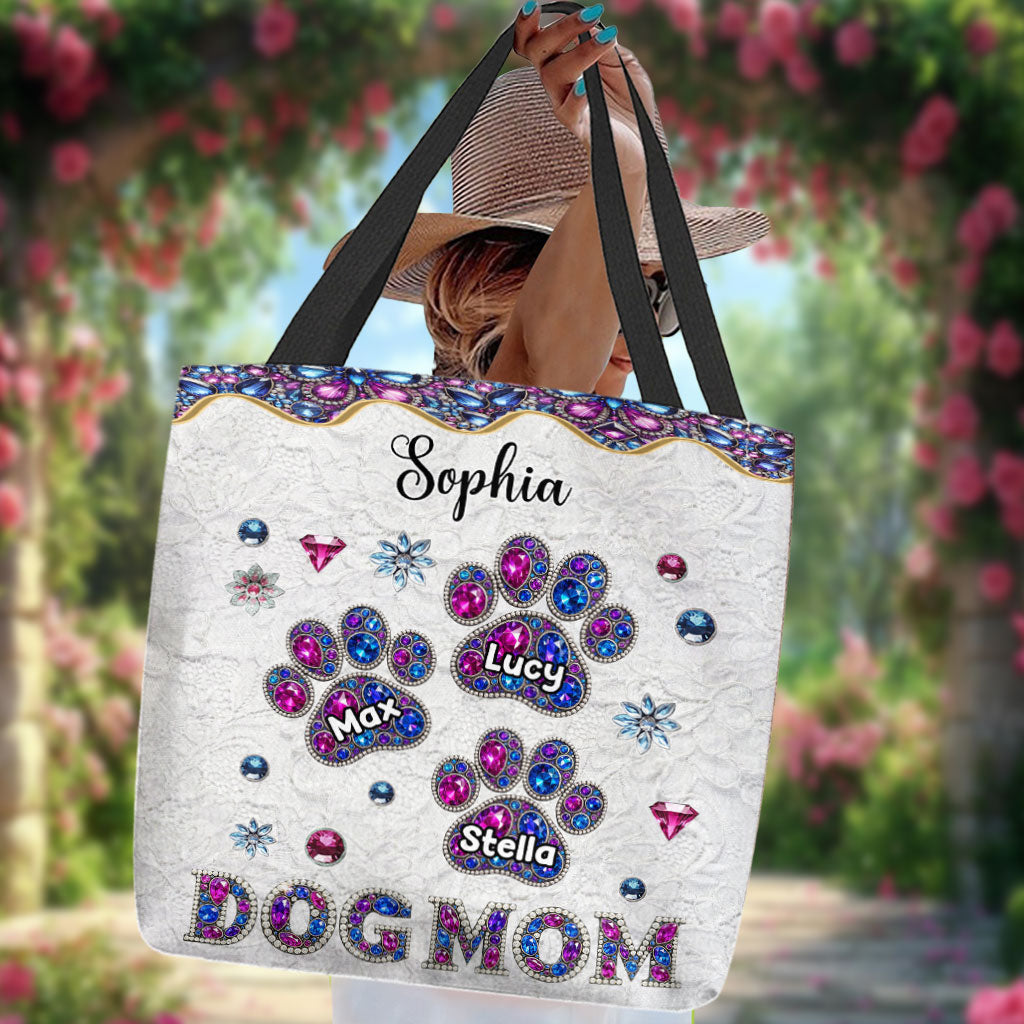 Dog Mom - Personalized Dog Tote Bag