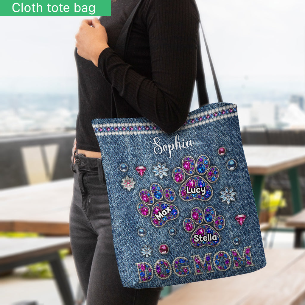 Dog Mom - Personalized Dog Tote Bag