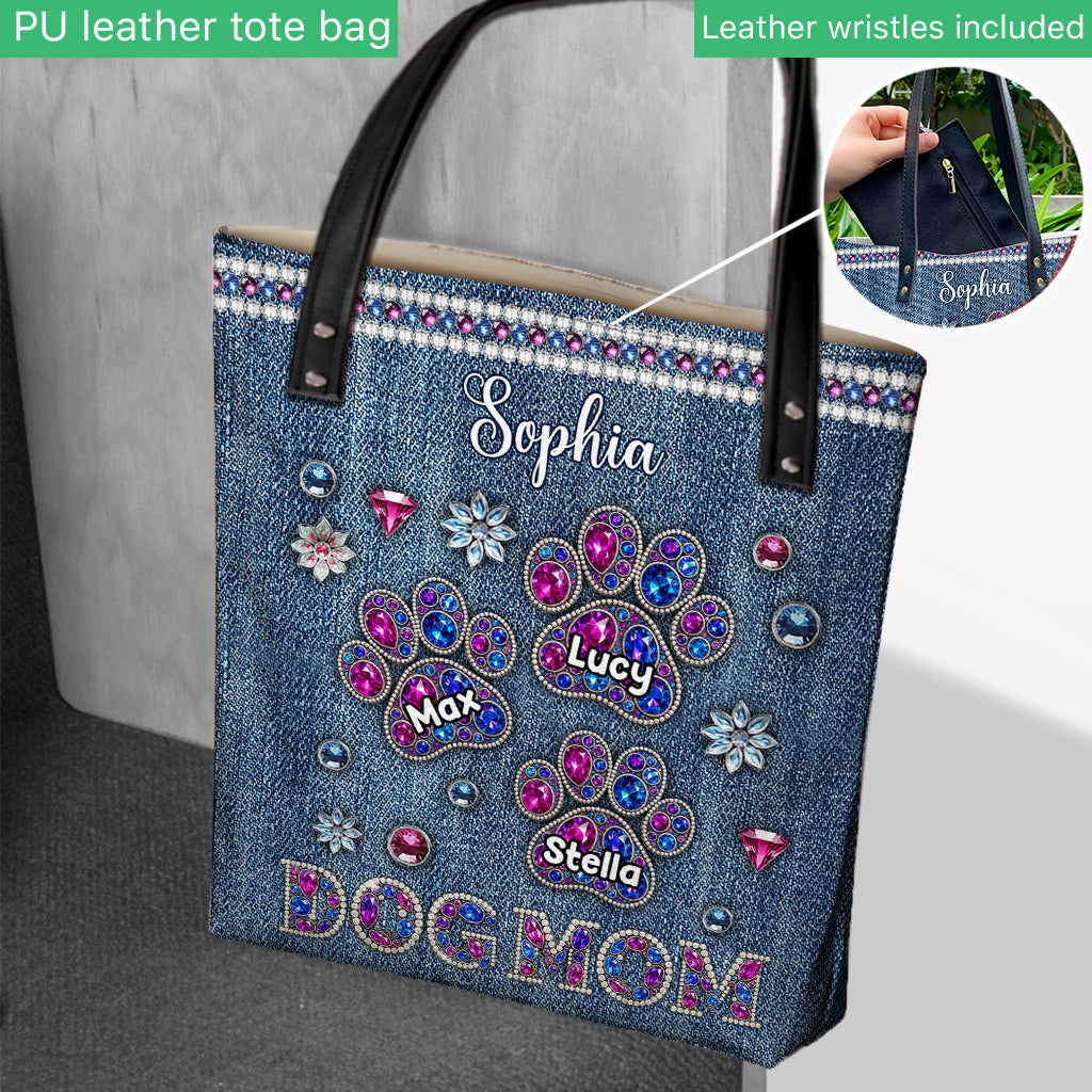 Dog Mom - Personalized Dog Tote Bag