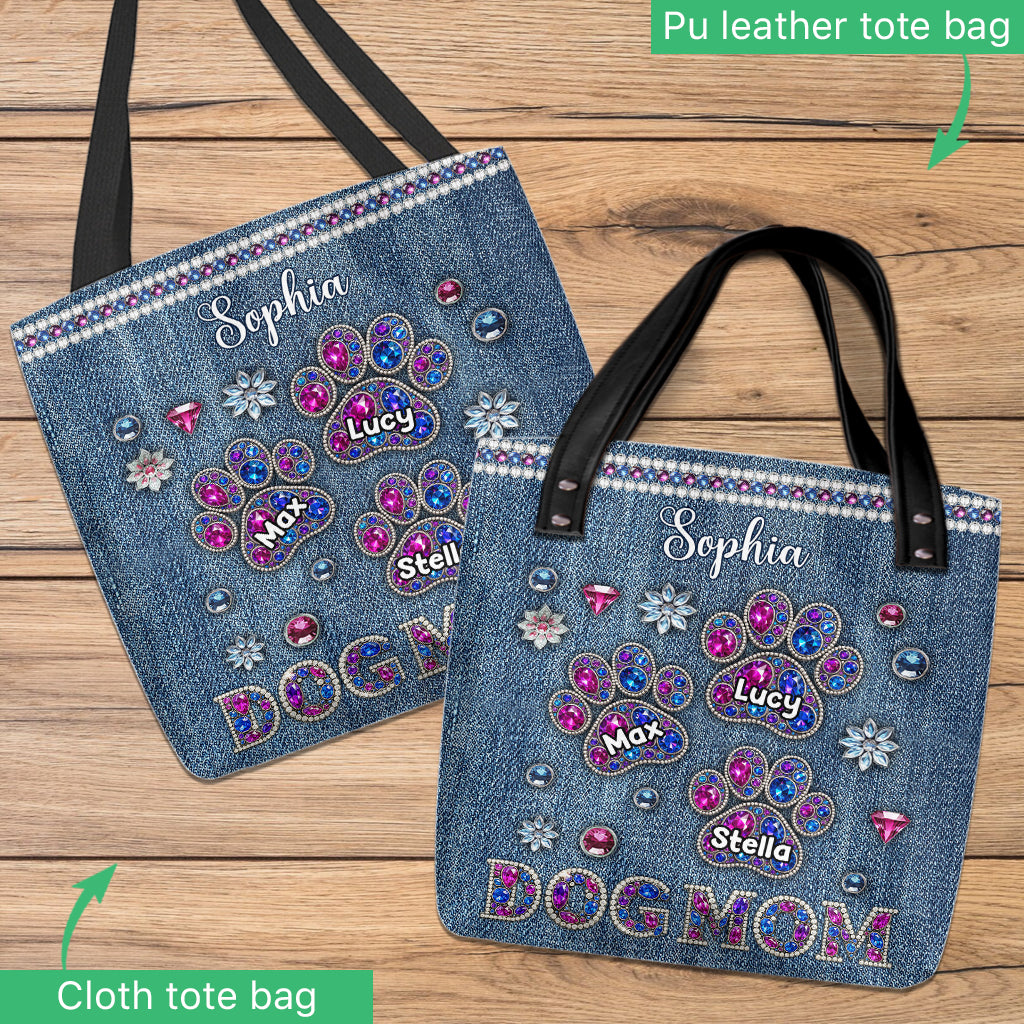 Dog Mom - Personalized Dog Tote Bag