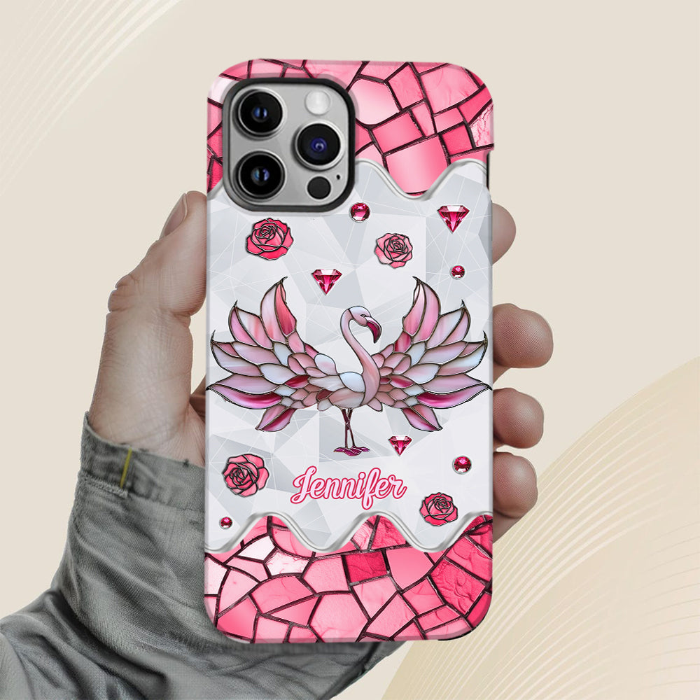 Beautiful Flamingo - Personalized Flamingo Full Print Phone Case
