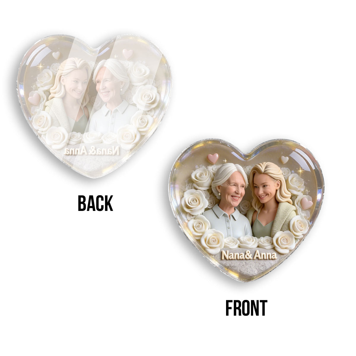 Mother Keepsake Gift, Custom From Any Photo, Brithmonth Flower - Personalized Mother Pocket Hug Card