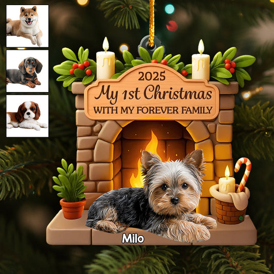 My 1st Christmas - Personalized Dog Ornament