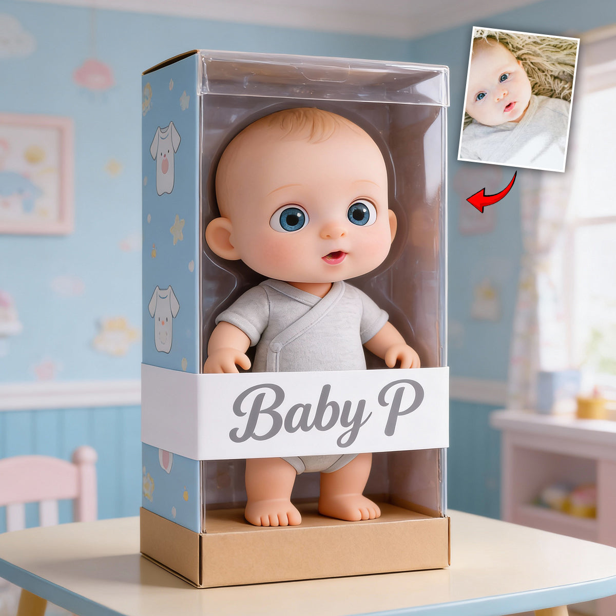 I Love You - Personalized Kid Custom Shaped Acrylic Plaque