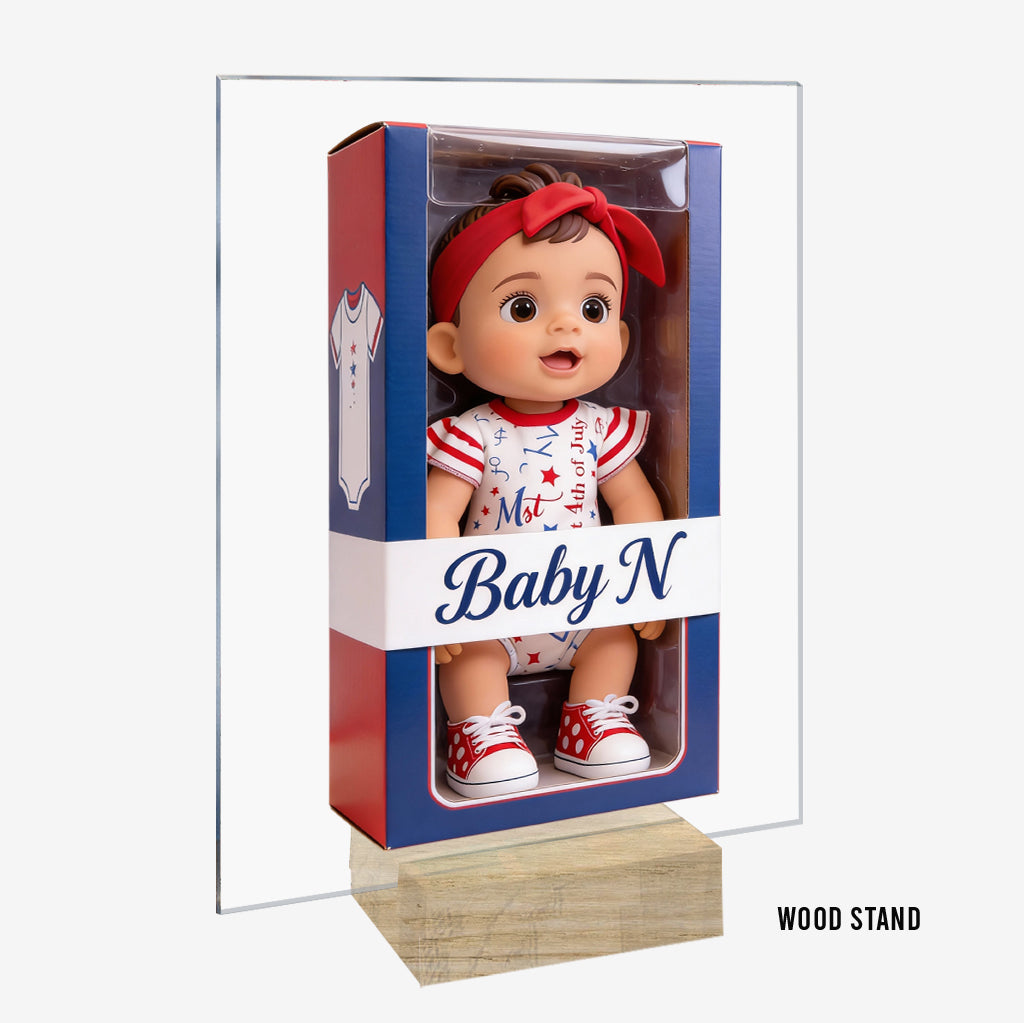 I Love You - Personalized Kid Custom Shaped Acrylic Plaque