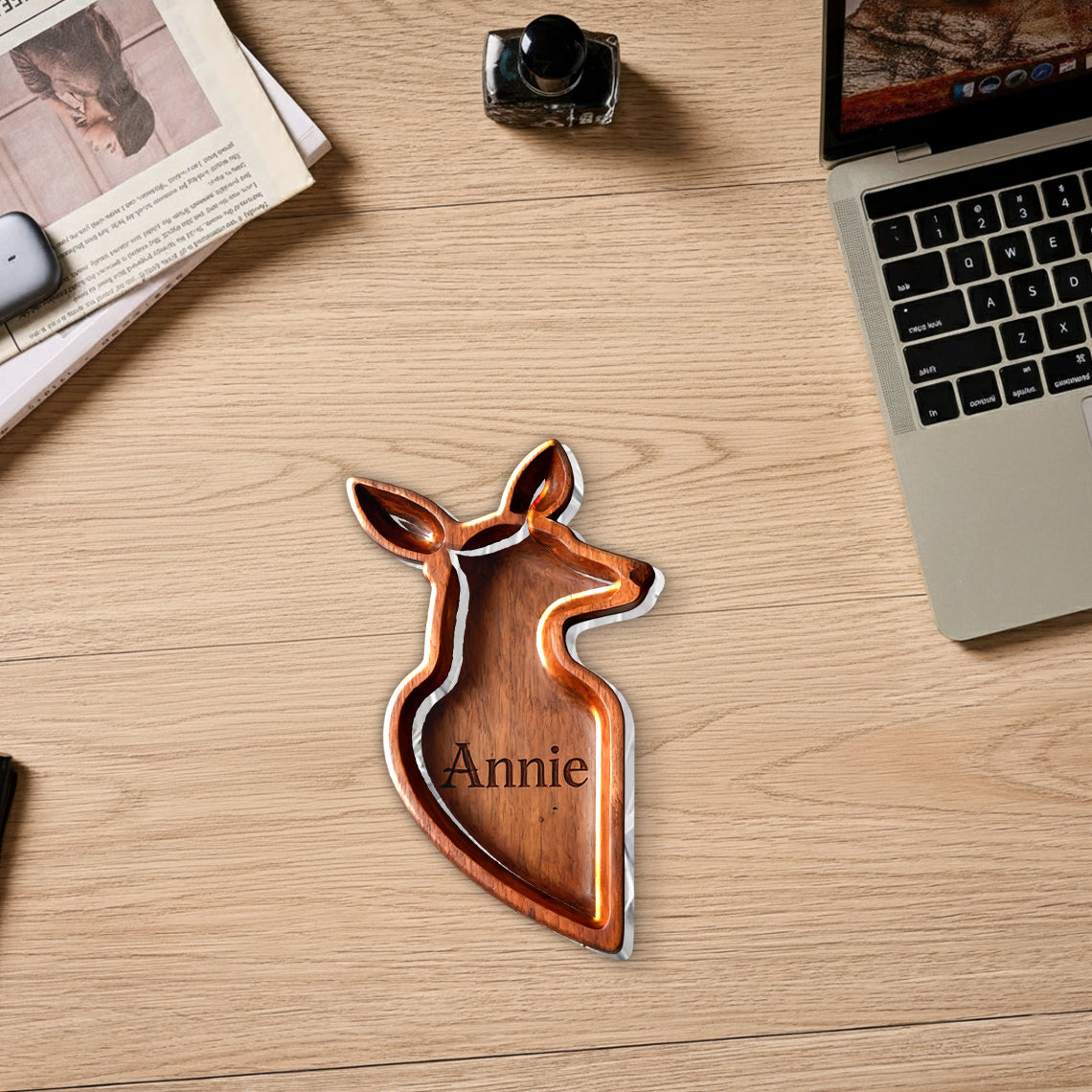 Deer Couple - Personalized Hunting Catch-All Tray