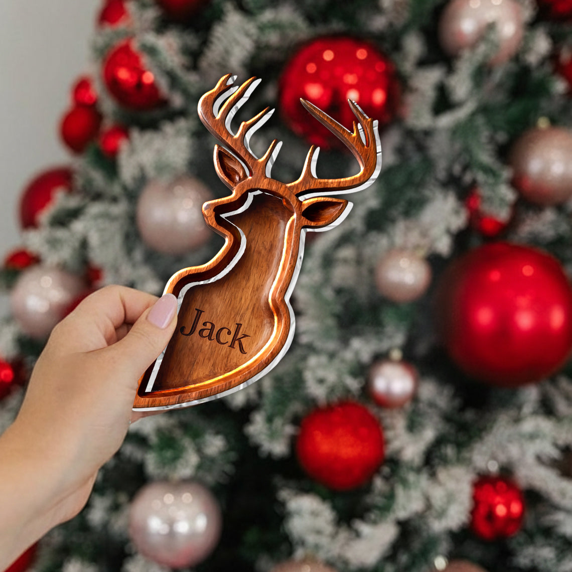 Deer Couple - Personalized Hunting Catch-All Tray