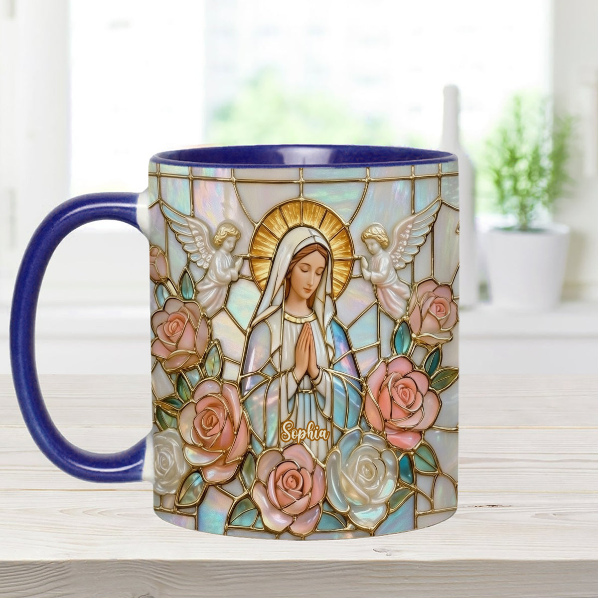 Believe - Personalized Christian Set Accent Mug with Acrylic Stirrers