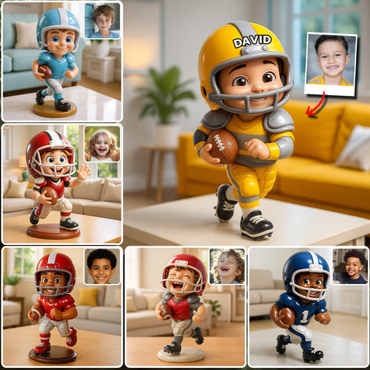 Game Day - Personalized Football Custom Shaped Acrylic Plaque