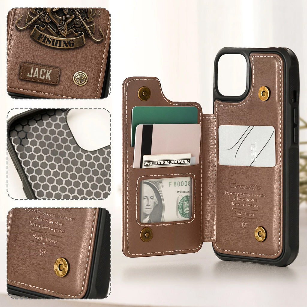 Fishing For Life - Personalized Fishing Wallet Phone Case