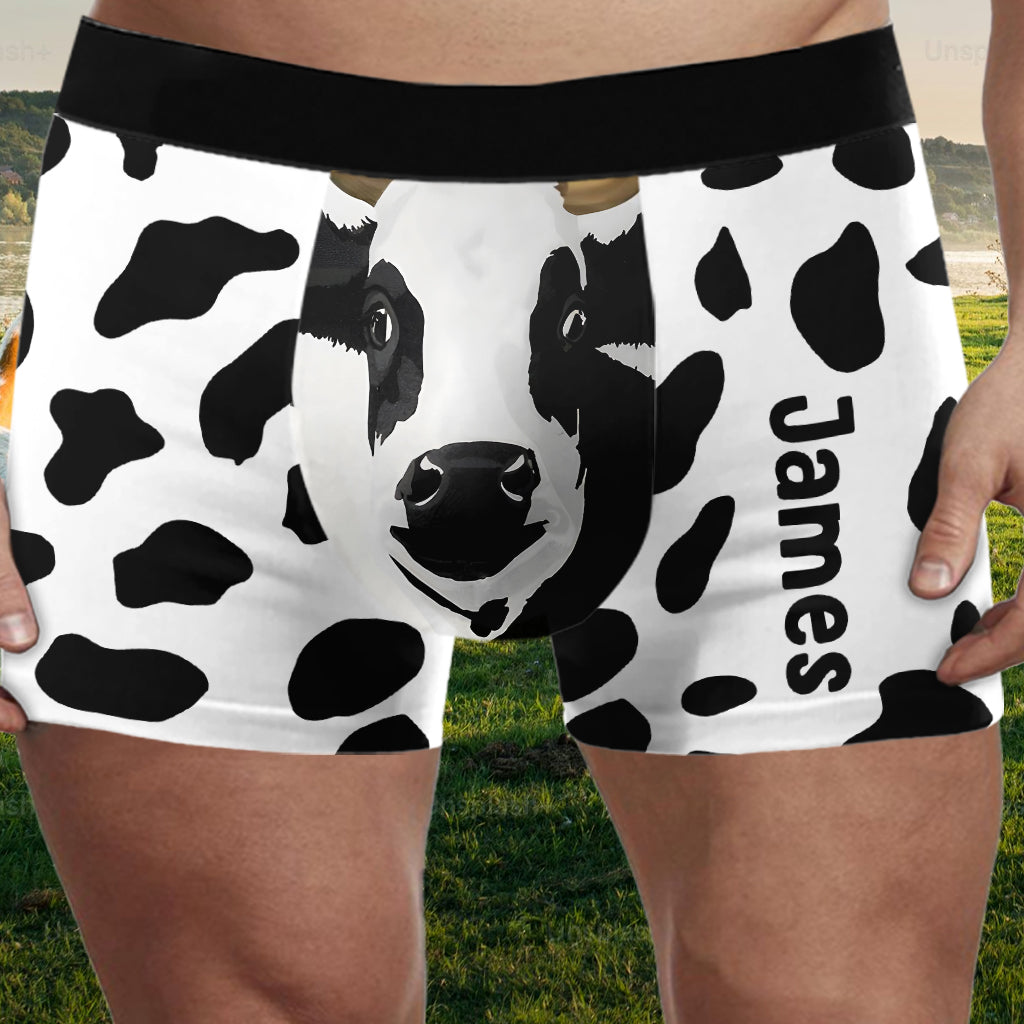 Funny Cow - Personalized Men’s Boxer Briefs