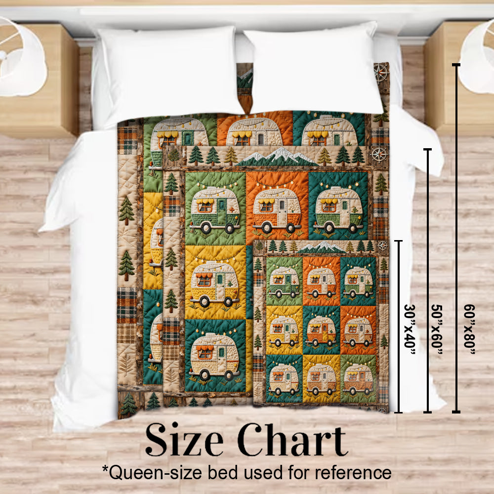 One Camp At A Time - Personalized Camping Blanket