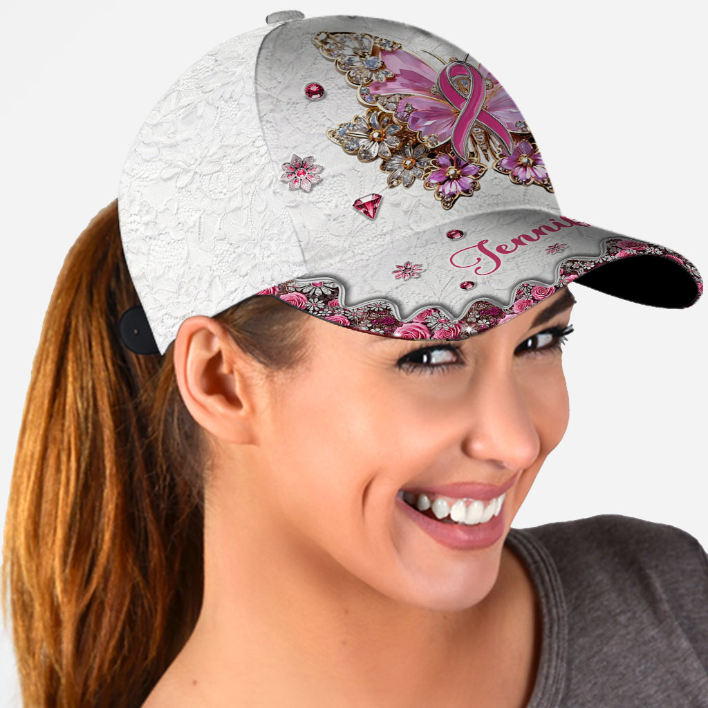 Faith Hope Love - Personalized Breast Cancer Awareness Classic Cap