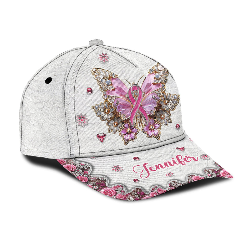 Faith Hope Love - Personalized Breast Cancer Awareness Classic Cap