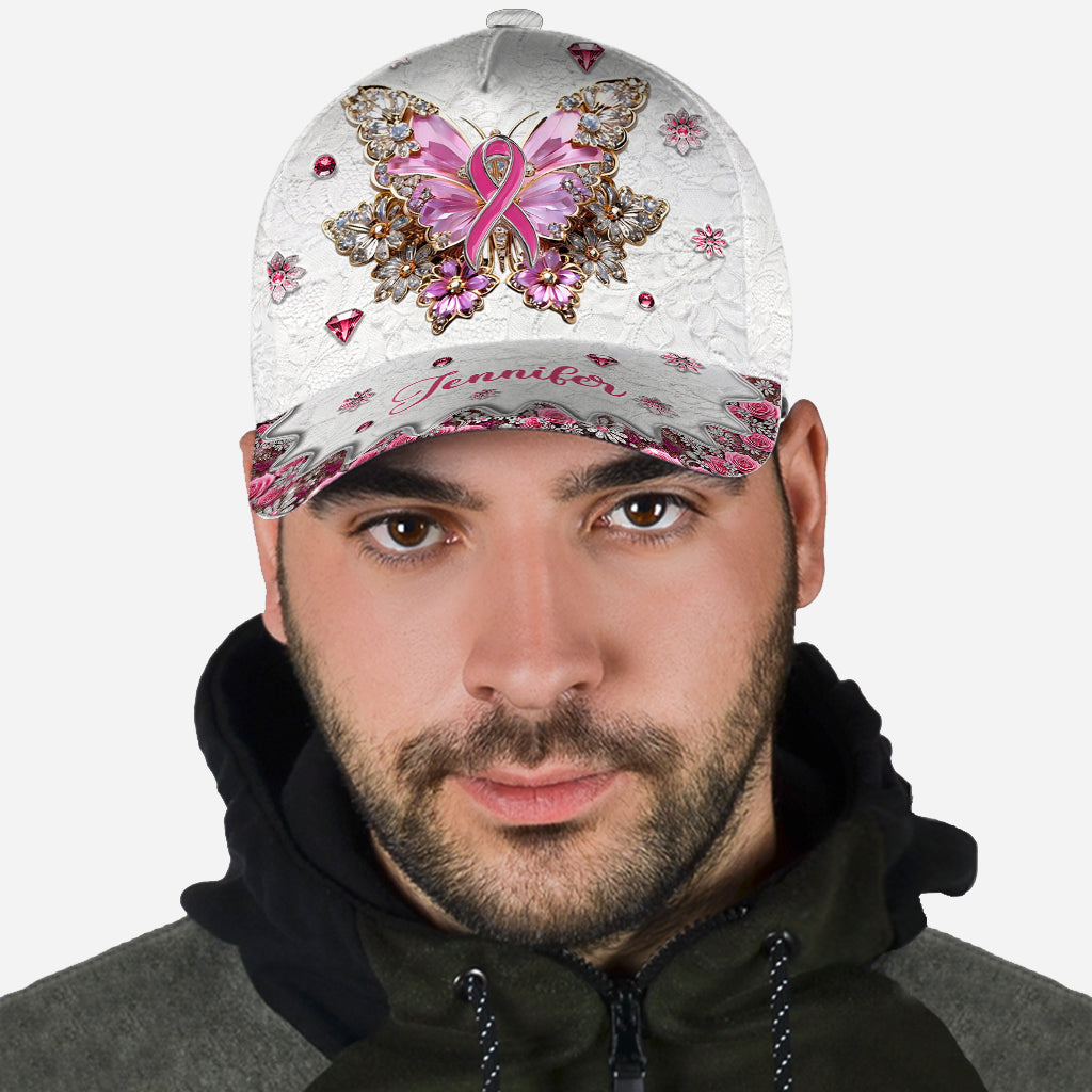 Faith Hope Love - Personalized Breast Cancer Awareness Classic Cap