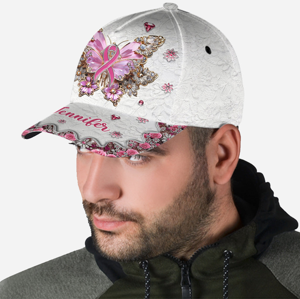 Faith Hope Love - Personalized Breast Cancer Awareness Classic Cap