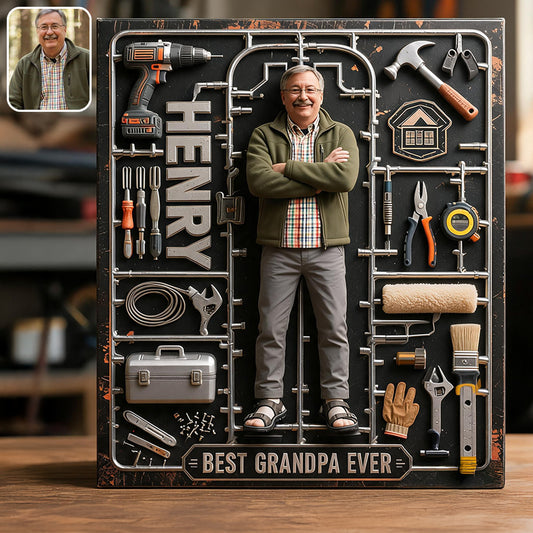 Can Fix Everything - Personalized Father Custom Shaped Acrylic Plaque