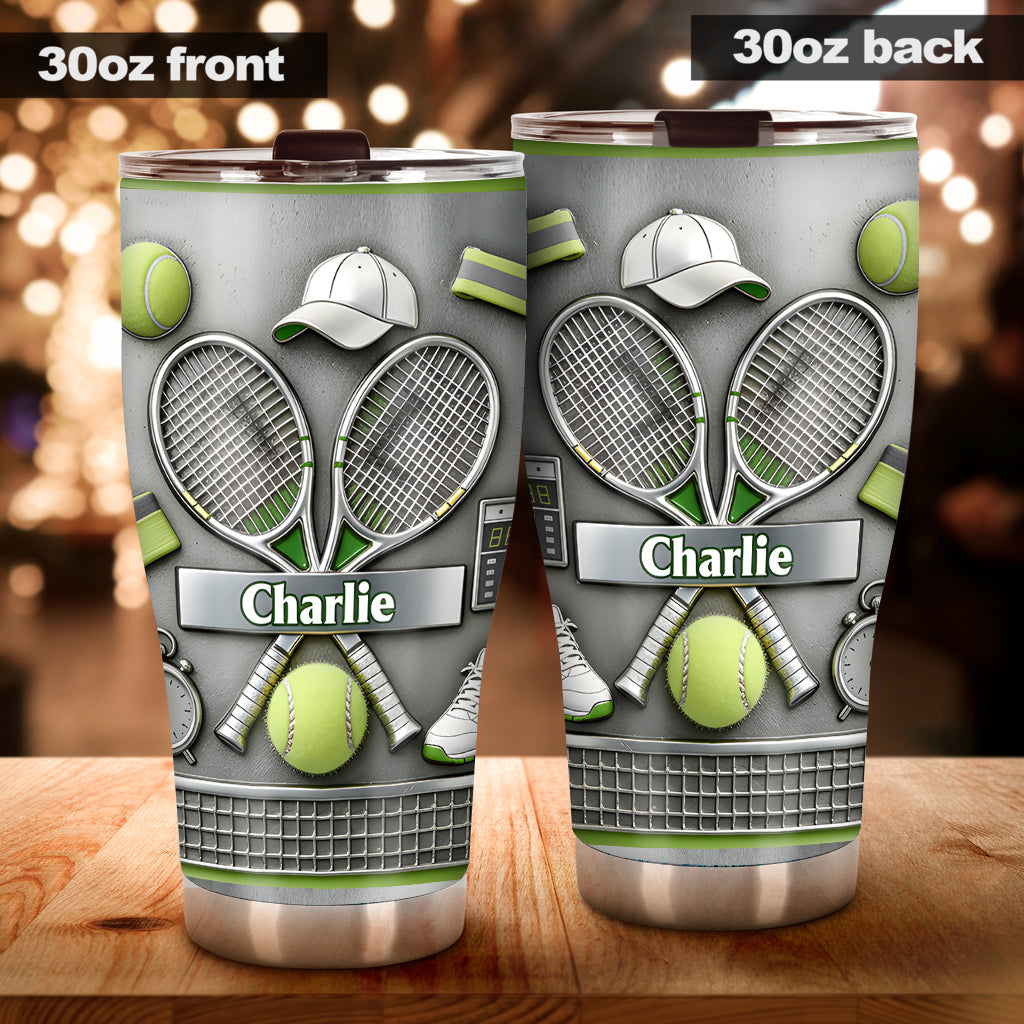 Love Tennis - Personalized Tennis Tumbler