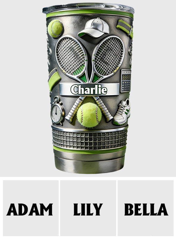 Love Tennis - Personalized Tennis Tumbler