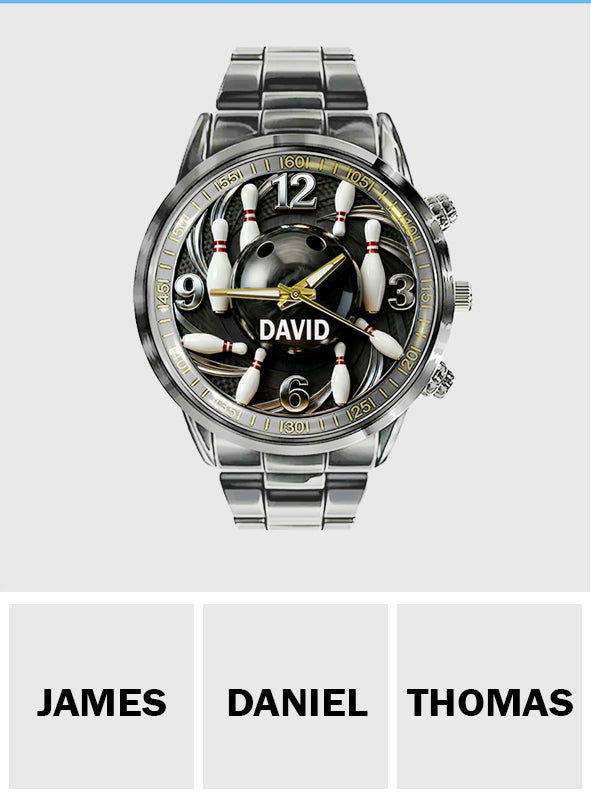 Bowling Ball - Personalized Bowling Hand Watch