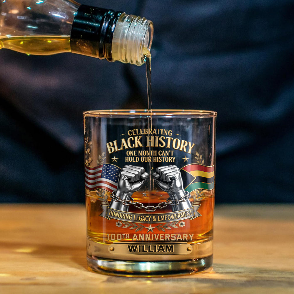 Black History Month - Personalized African American Whiskey Decanter Set